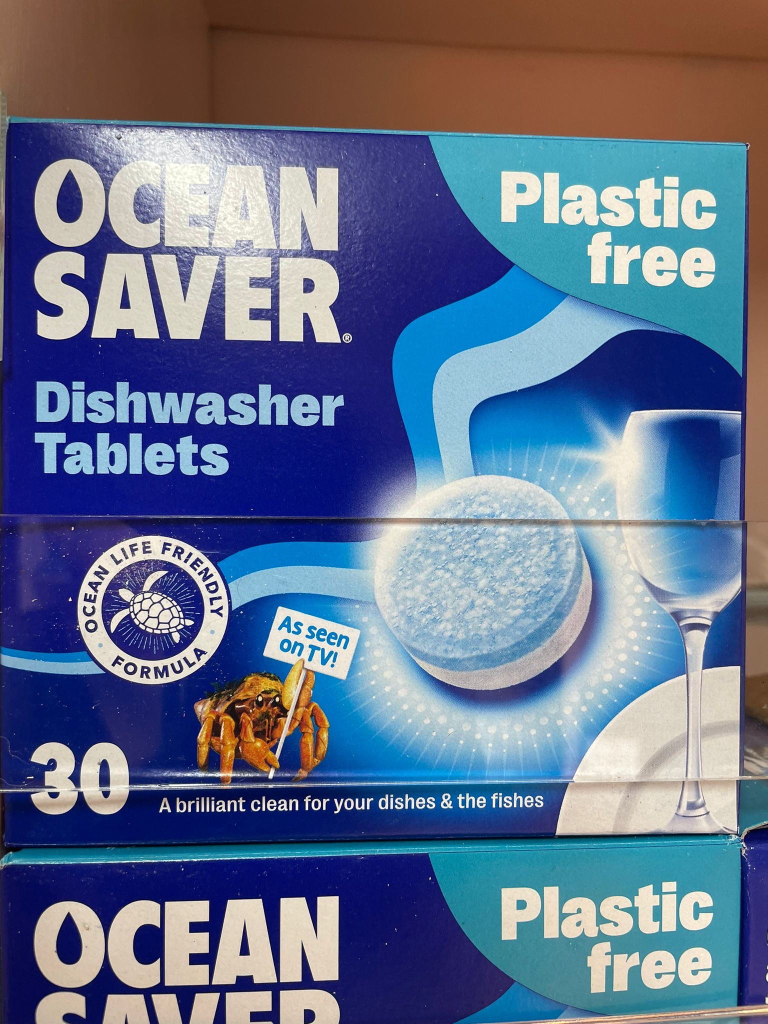 OceanSaver Plastic Free Eco Dishwasher Tablets 30